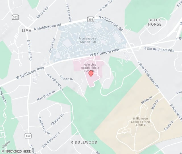 Location Map: 1098 West Baltimore Pike, Suite 3407 Media, Pennsylvania 19063